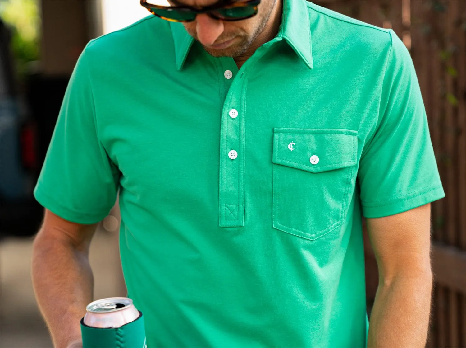 Performance Players Shirt - Golf Green
