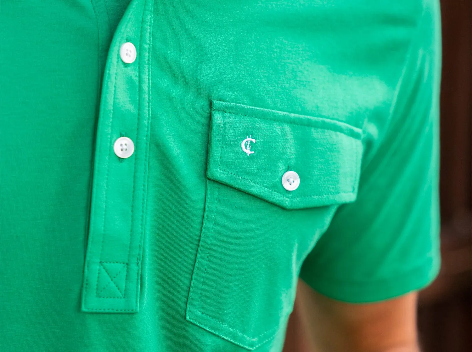 Performance Players Shirt - Golf Green