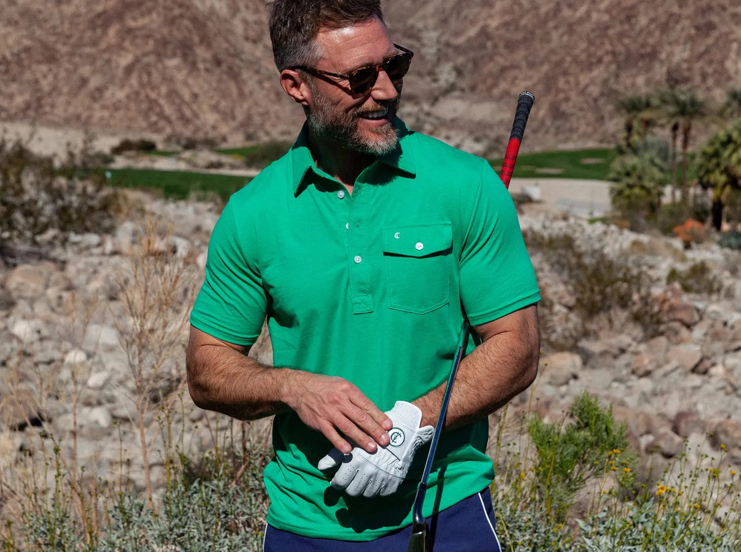 Performance Players Shirt - Golf Green