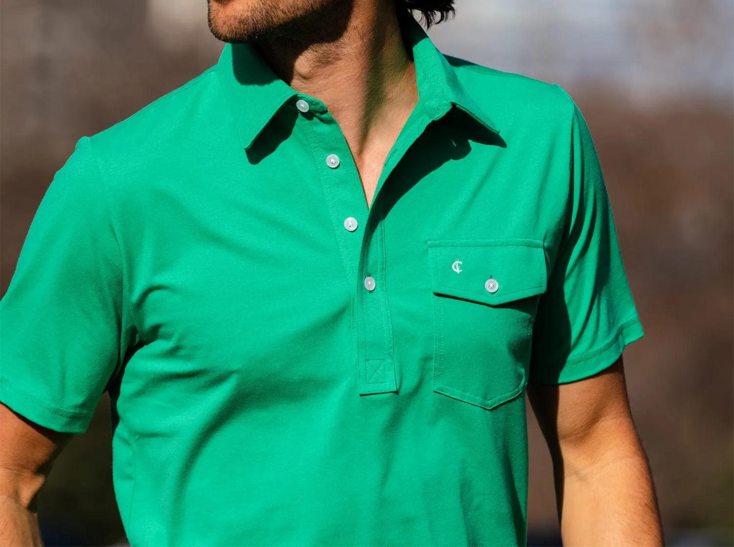 Performance Players Shirt - Golf Green