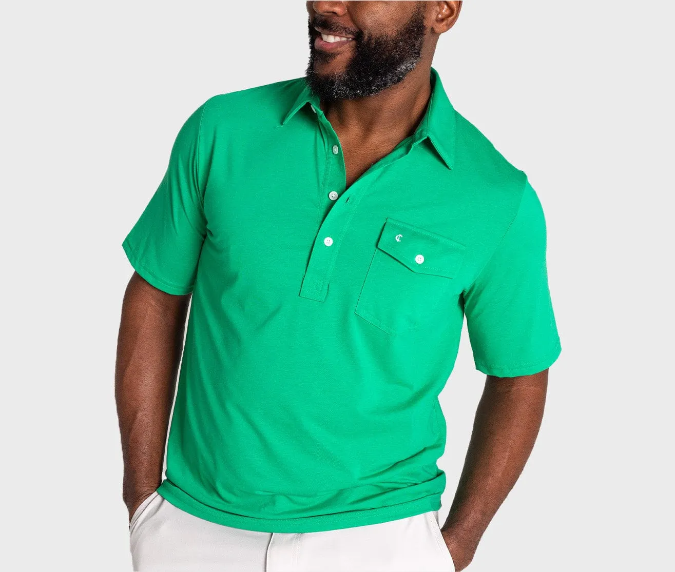 Performance Players Shirt - Golf Green