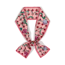 "Dream" Silk Twill Neck Bow - Sakura Pink