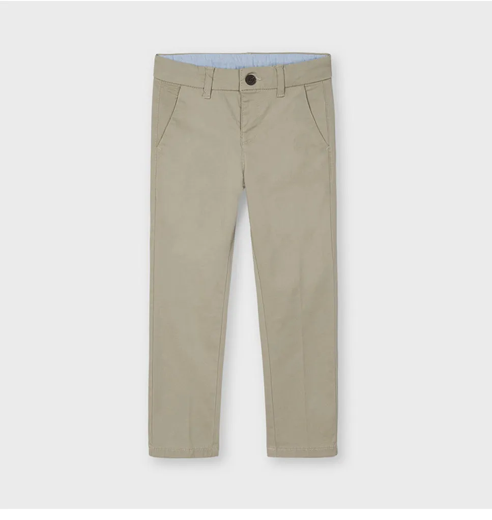 Slim Fit Chino Khaki Pants