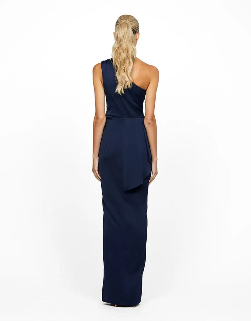 STAR CROSSED LOVERS ONE SHOUDLER FRILL GOWN B55D27L
