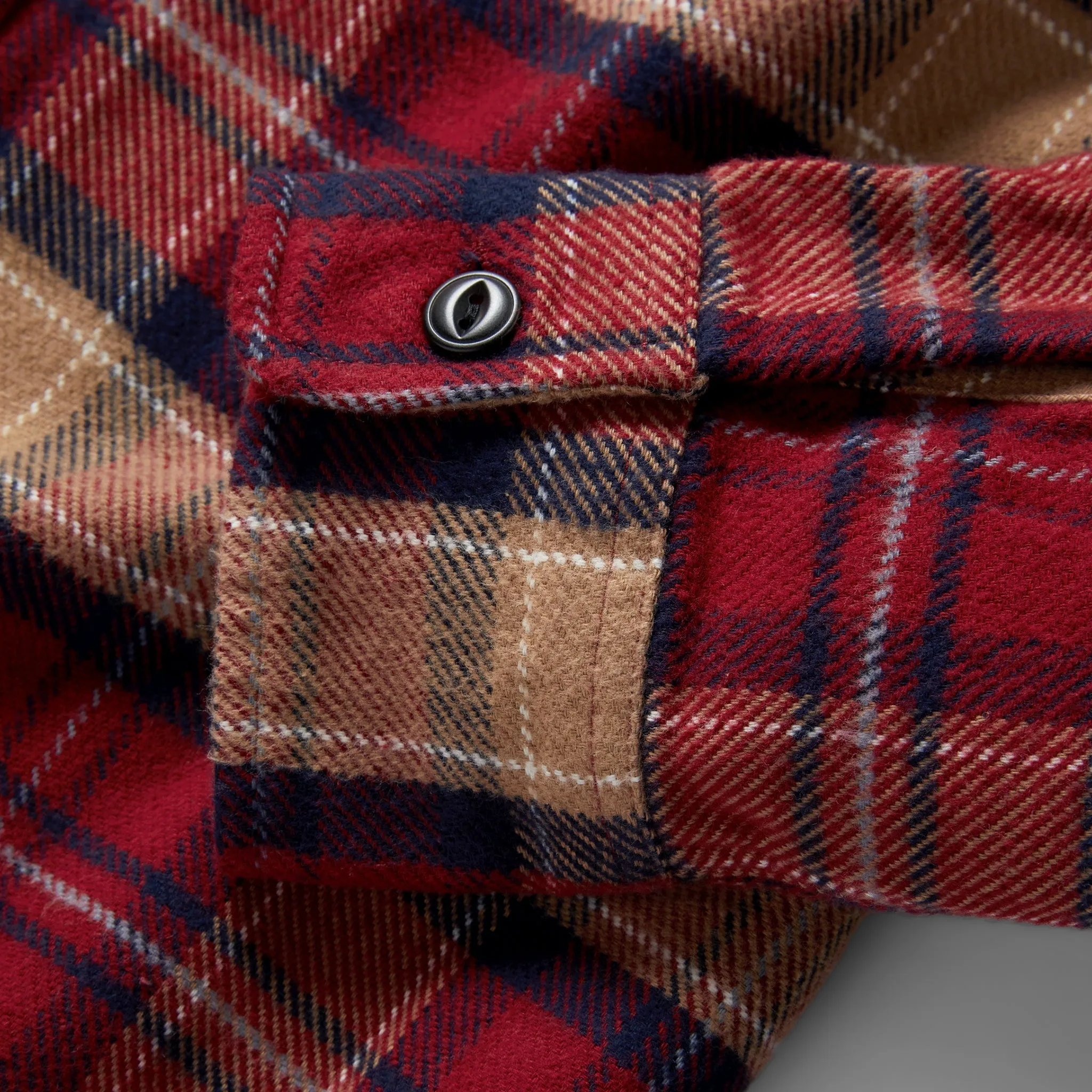 The Crater Shirt in Cardinal Check
