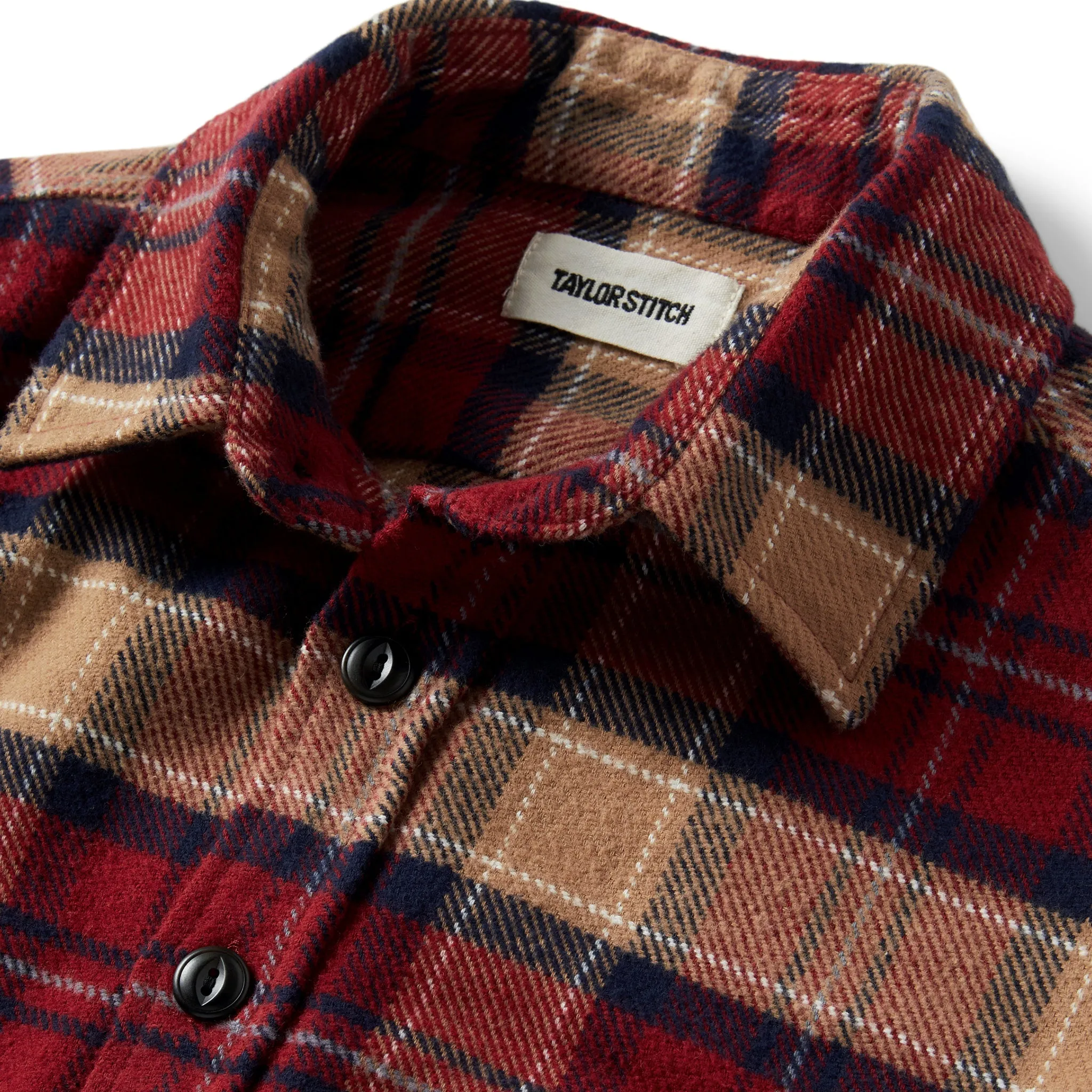The Crater Shirt in Cardinal Check