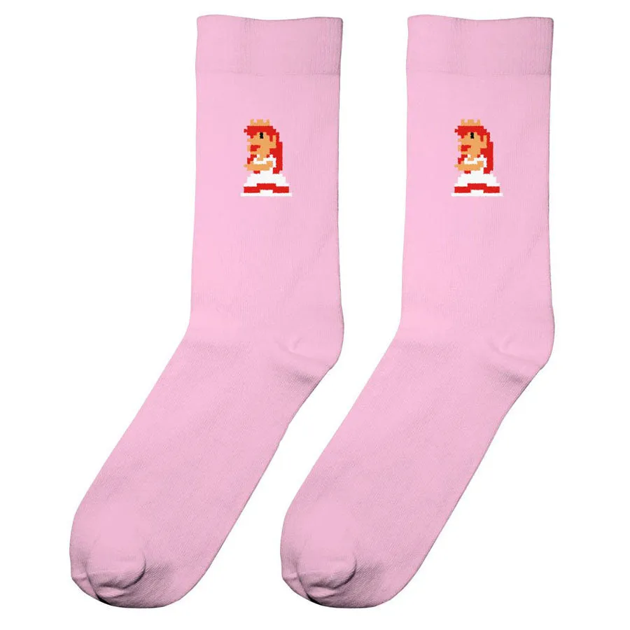 Unisex Super Mario Princess Peach Socks