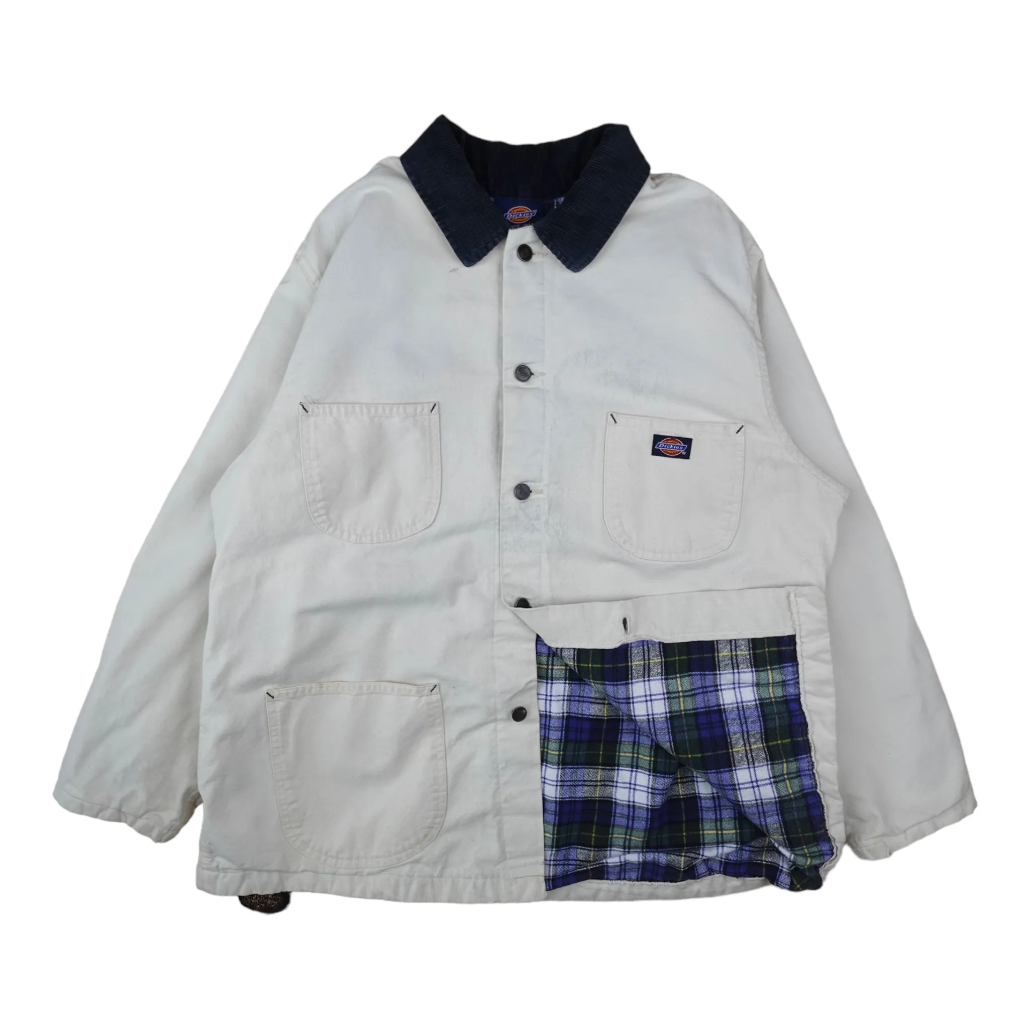 Vintage Dickies Flannel Lined Chore Jacket - XL